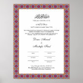 Elegant nikahnama poster (Voorkant)