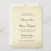 Elegant Non Photo Wedding Save the Date Magnetische Uitnodiging (Voorkant)
