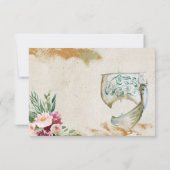 Elegant Norse Viking Wedding RSVP (Achterkant)