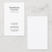 Elegant nostalgisch design Clean Plain Retro Trend Visitekaartje (Voorkant / Achterkant)