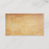 Elegant Nostalgisch oud papier look Professional L Visitekaartje (Achterkant)