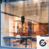 Elegant Notaris Openbaar Notarieel Ondertekeningsa Raamsticker (Cafe Raam)