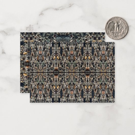 Elegant Note Kaart Notitiekaartje (Voorkant / Achterkant in situ)