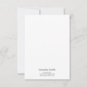 Elegant Note-kaarten Notitiekaartje (Achterkant)