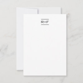 Elegant Note-kaarten Notitiekaartje