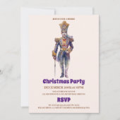 Elegant Notenkraker Kerstfeest Kaart (Voorkant)