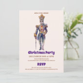 Elegant Notenkraker Kerstfeest Kaart (Staand voorkant)