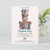 Elegant Notenkraker Kerstfeest Kaart (Staand voorkant)