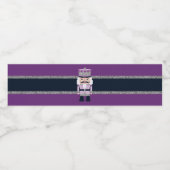 Elegant Notenkraker Waterflesetiket Waterfles Etiket (Enkel label)