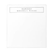 Elegant Notitieblok Van Mijn Bureaublad (Voorkant)