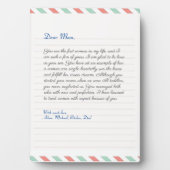 Elegant Notitieboek handgeschreven liefdesbrief Fotoplaat (voorkant)