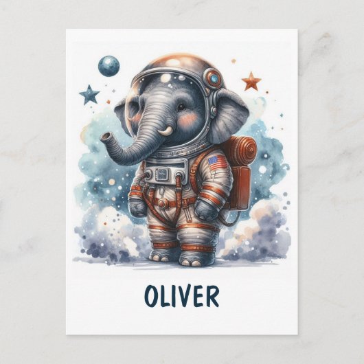 ELEGANT NOTITIEBOEK VOOR EEN COSMOMANUT BOY BRIEFKAART (Voorkant)