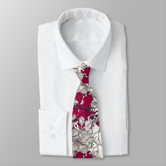 Elegant Nouveau Art  schilderij Stropdas (Gebonden)