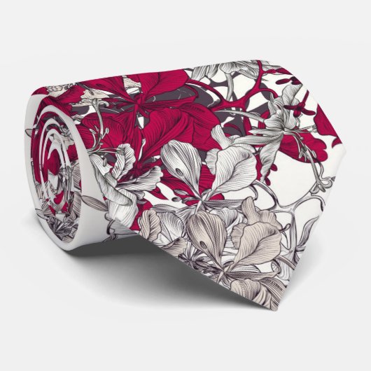 Elegant Nouveau Art  schilderij Stropdas (Opgerold)