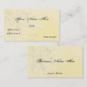 Elegant Nouveau Fleur Visitekaartje (Voorkant / Achterkant)