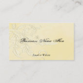 Elegant Nouveau Fleur Visitekaartje (Achterkant)