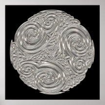 Elegant nouveau Silver Black ziet er modern uit