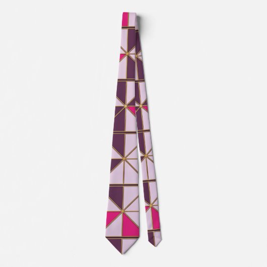 Elegant Nubian Geometric Tie Stropdas (Voorkant)