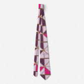 Elegant Nubian Geometric Tie Stropdas (Achterkant)