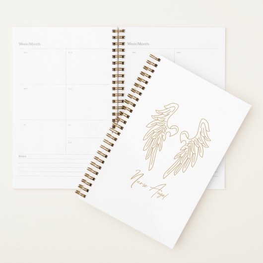 Elegant Nurse Angel Planner (Display)
