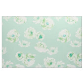 Elegant Nursery green Waterverf Floral Pattern Stof (Fat Quarter)