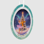 Elegant Nutcracker Ballet Christmas Ballerina Gift Ornament (voorkant)