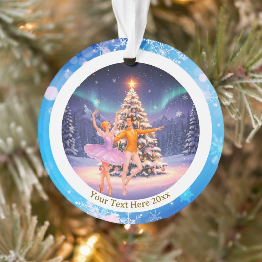 Elegant Nutcracker Ballet Christmas Ballerina Gift Ornament (Boom)