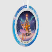 Elegant Nutcracker Ballet Christmas Ballerina Gift Ornament (voorkant)