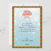 Elegant Nutcracker Christmas Holiday Party Feestdagenkaart (Achterkant)