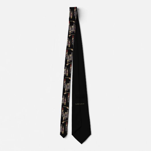 Elegant Nutcracker Christmas Neck Tie Stropdas (Achterkant)