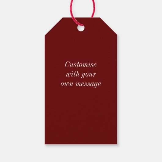 Elegant Nutcracker Speelgoed Soldaat Kerstmis Aang Cadeaulabel (Achterkant)