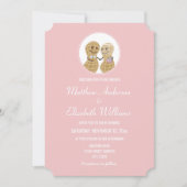 Elegant Nuts over elkaar Verloving Kaart (Voorkant)