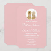 Elegant Nuts over elkaar Verloving Kaart (Voorkant / Achterkant)