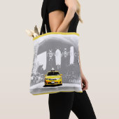 Elegant NYC New York City Brooklyn Gele Taxi Tote Bag (Dichtbij)