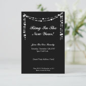 Elegant NYE Party Invite Kaart (Staand voorkant)