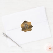 Elegant O Monogram Bronze Wax Seal Sticker (Envelop)