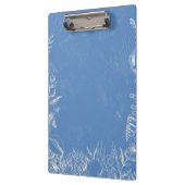 Elegant oceaanblauw toilet klembord (Links)