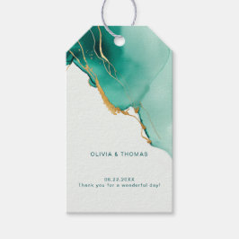 Elegant Ocean Beach Emerald Chic Wedding Dank u Cadeaulabel