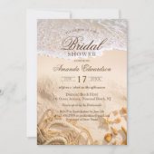 Elegant Ocean Beach Summer Vrijgezellenfeest Kaart (Voorkant)