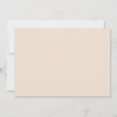 Elegant Ocean Beach Waterverf Wedding Meal RSVP (Achterkant)