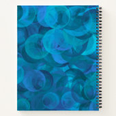 Elegant Ocean Blue 30 en Flirty Birthday Party Notitieboek (Achterkant)