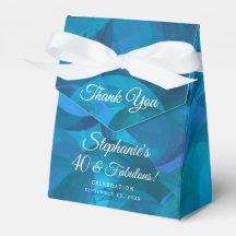 Elegant Ocean Blue 40 en Fabulous Birthday Party