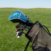 Elegant Ocean Blue 80 en Amazing Birthday Party Golfheadcover (Insitu)