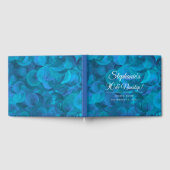 Elegant Ocean Blue 90 en Nonstop Birthday Party Gastenboek (Volledig)