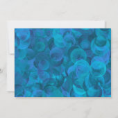 Elegant Ocean Blue Photo Retirement Party Kaart (Achterkant)