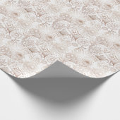 Elegant Ocean Marine Life Pattern Design Cadeaupapier (Hoek)