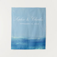 Elegant Ocean Waterverf Wedding