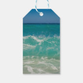 Elegant Ocean Waves Water Beach Tropical Summer Cadeaulabel (Achterkant)