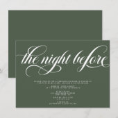 Elegant Oefendiner Kaart (Voorkant / Achterkant)