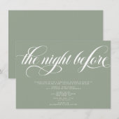 Elegant Oefendiner Kaart (Voorkant / Achterkant)